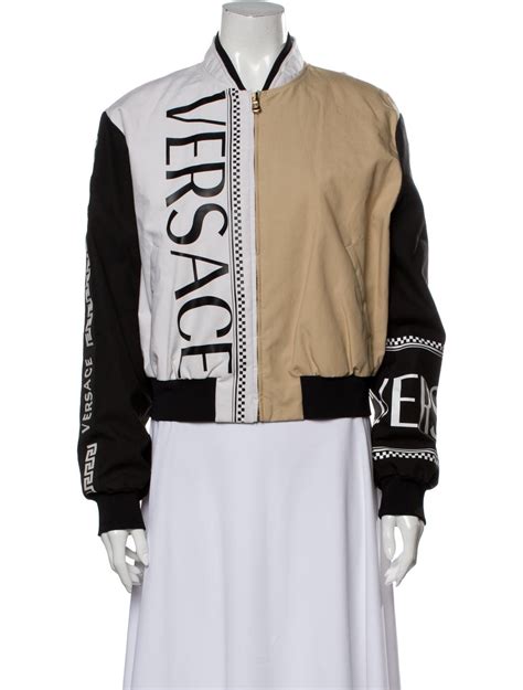 versace bomber jacket women's.